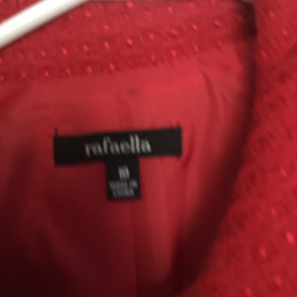 Rafaella Classic Red Jacket. NWT Size 10 - Picture 2 of 6